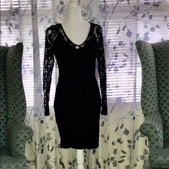 ALONDRA BLACK BRESS STRECH SZ L - Picture 7 of 8